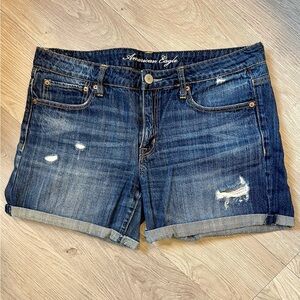 American Eagle jean shorts size 12 low rise